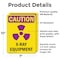 Signmission Radiation & Laser Sign, 10 in H x 7 in W, Vinyl Decal, Rectangle OS-2PACK-CR-D-710-V-10282 - alternate 5